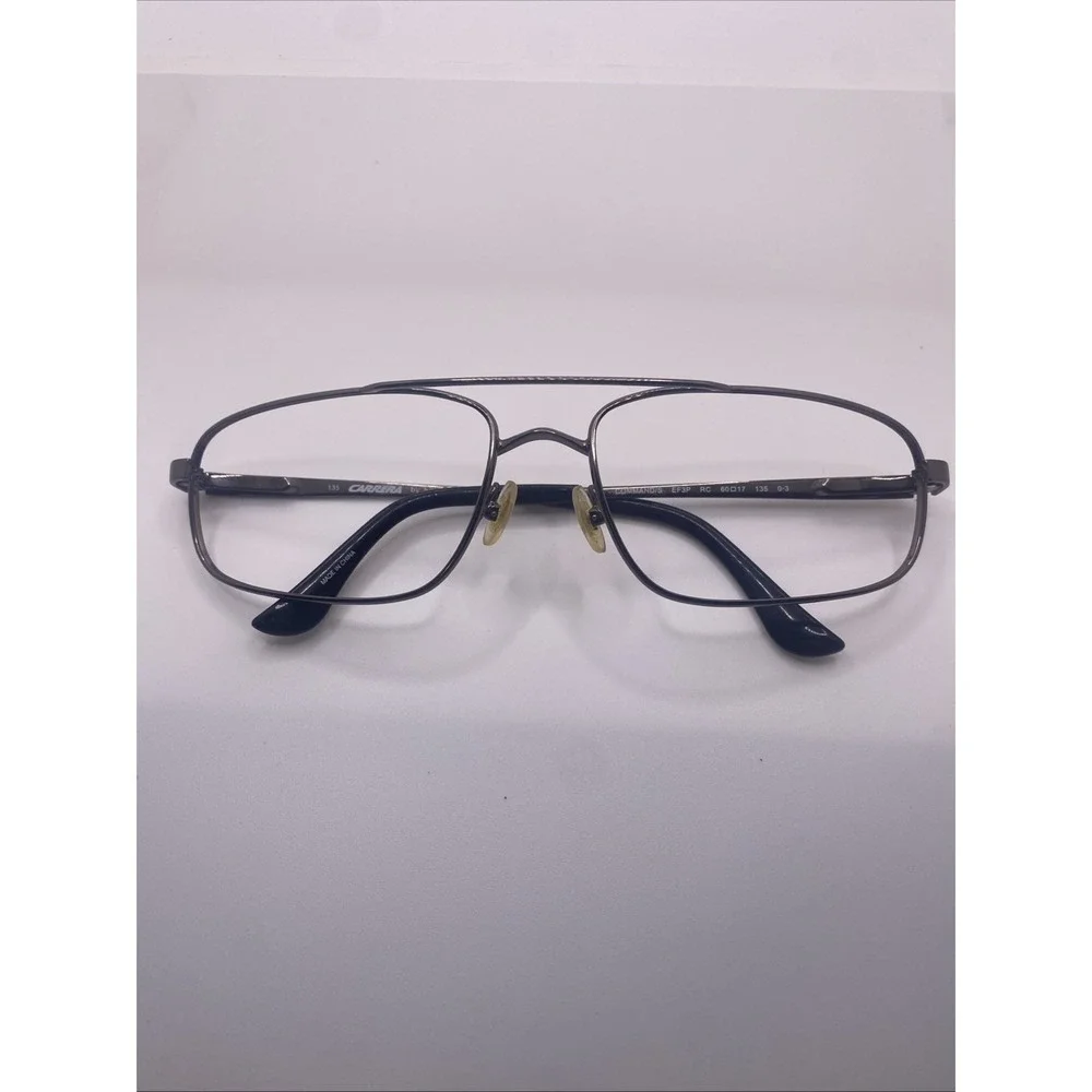 Carrera by Safilo Eyeglasses FRAMES ONLY Command/S 60-17-135 Silver Black 113